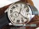 Swiss Replica Drive De Cartier Watch Silver Dial Leather Watch 40mm (4)_th.jpg